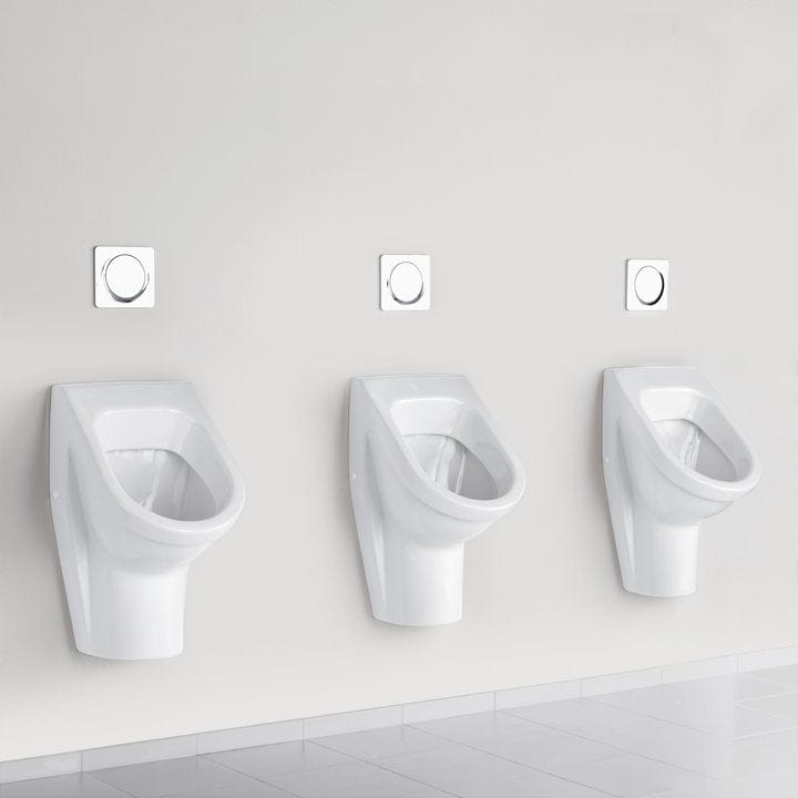 Villeroy & Boch Toilet & Urinal Villeroy & Boch Architectura Siphonic urinal Oval 355 x 385 x 620mm - 55740001