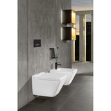 Villeroy & Boch Toilet & Urinal Villeroy & Boch Finion Bidet, Wall-mounted, 375 x 320 mm, White Alpin CeramicPlus