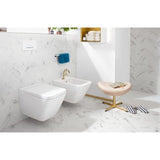 Villeroy & Boch Toilet & Urinal Villeroy & Boch Finion Bidet, Wall-mounted, 375 x 320 mm, White Alpin CeramicPlus