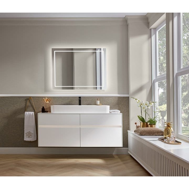 Villeroy & Boch Bathroom Sink Villeroy & Boch Finion Washbasins, 1000 x 470 x 165 mm, White Alpin CeramicPlus - 41688GR1