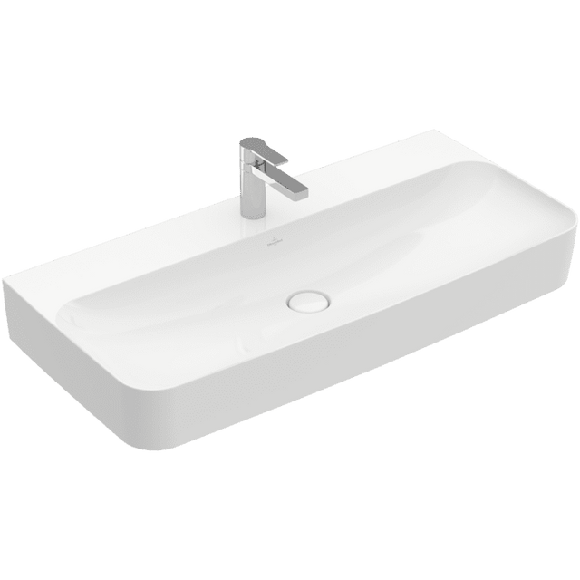 Villeroy & Boch Bathroom Sink Villeroy & Boch Finion Washbasins, 1000 x 470 x 165 mm, White Alpin CeramicPlus - 41688GR1