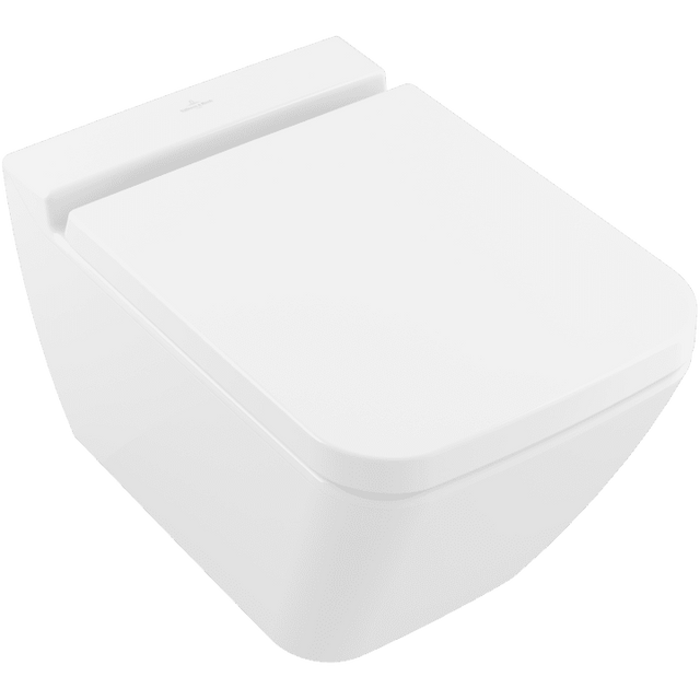 Villeroy & Boch Toilet & Urinal Villeroy & Boch Finion Washdown Toilet, Rimless, Wall-mounted, with DirectFlush, White Alpin CeramicPlus