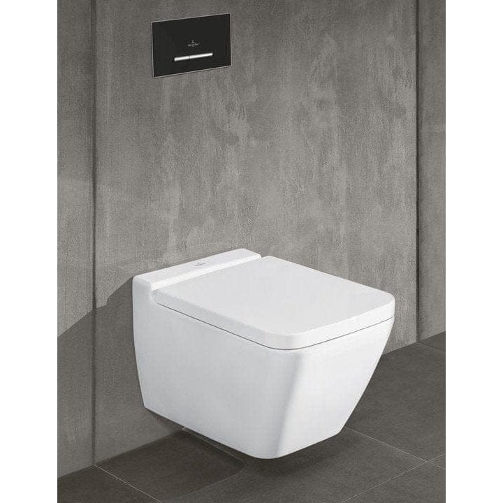 Villeroy & Boch Toilet & Urinal Villeroy & Boch Finion Washdown Toilet, Rimless, Wall-mounted, with DirectFlush, White Alpin CeramicPlus