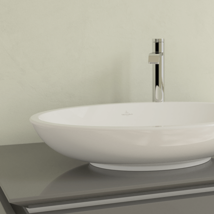 Villeroy & Boch Bathroom Sink Villeroy & Boch Loop & Friends Oval Surface-mounted Washbasin, 630 x 430 x 120mm, White Alpin - 51511001