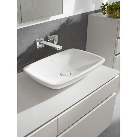 Villeroy & Boch Bathroom Sink Villeroy & Boch Loop & Friends Rectangular Surface-mounted washbasin, 585 x 380 x 110 mm, White Alpin - 51540001