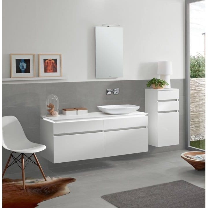 Villeroy & Boch Bathroom Sink Villeroy & Boch Loop & Friends Rectangular Surface-mounted washbasin, 585 x 380 x 110 mm, White Alpin - 51540001