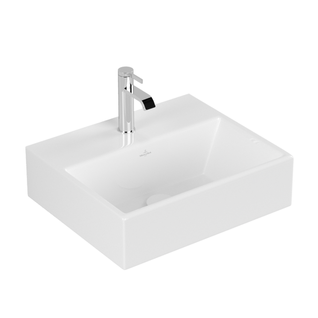 Villeroy & Boch Bathroom Sink Villeroy & Boch Memento Washbasins, 500 x 420 x 140 mm, White Alpin, with overflow - 51335001