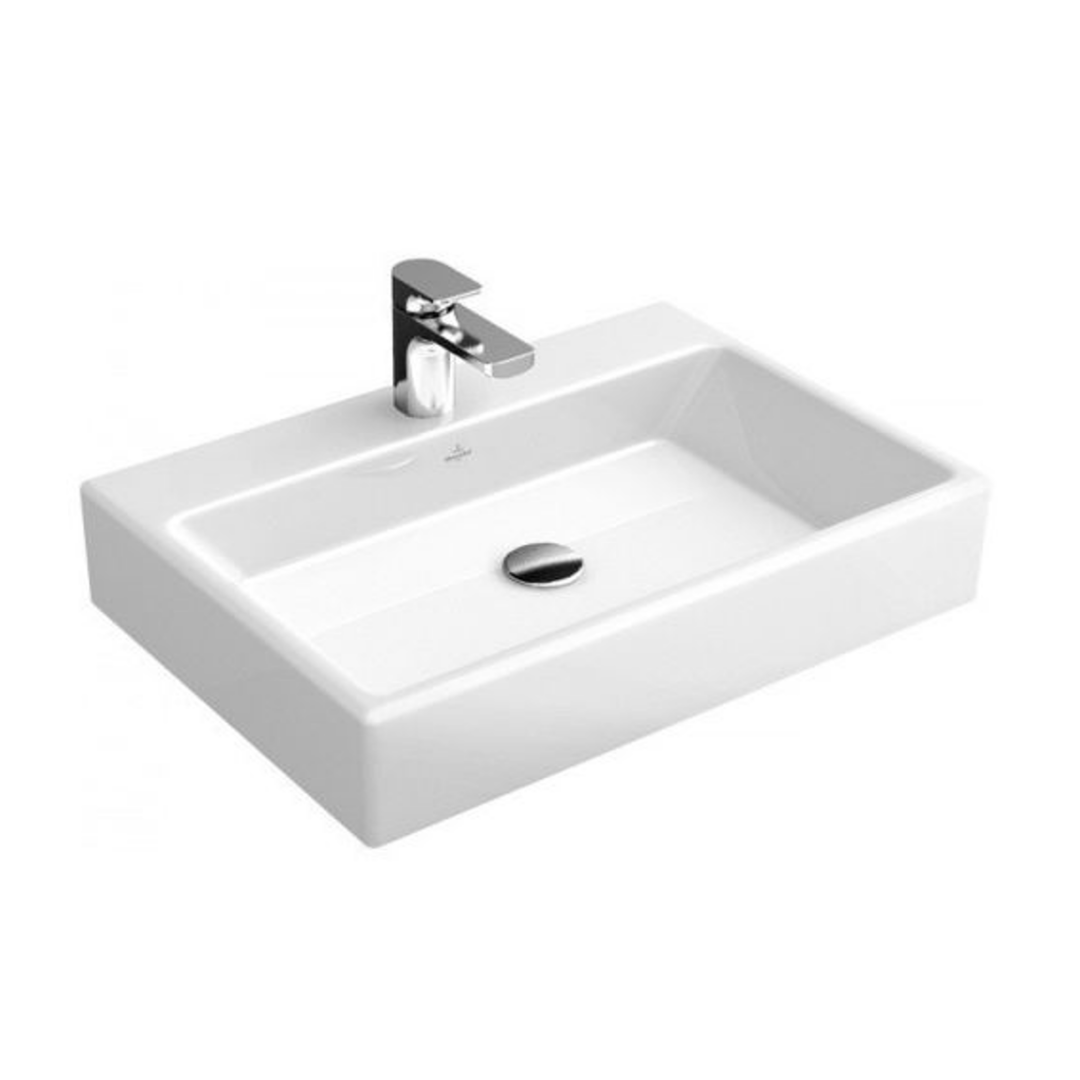 Villeroy & Boch Bathroom Sink Villeroy & Boch Memento Washbasins, 600 x 420mm, White Alpin, with overflow - 51356001