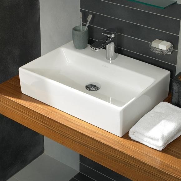 Villeroy & Boch Bathroom Sink Villeroy & Boch Memento Washbasins, 600 x 420mm, White Alpin, with overflow - 51356001