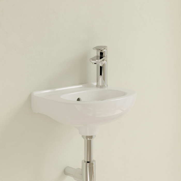 Villeroy & Boch Bathroom Sink Villeroy & Boch O.novo Hand Washbasin Compact, 360 x 270 x 160mm, White Alpin - 53603601