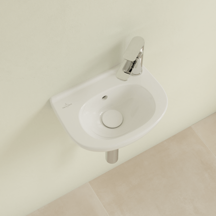 Villeroy & Boch Bathroom Sink Villeroy & Boch O.novo Hand Washbasin Compact, 360 x 270 x 160mm, White Alpin - 53603601