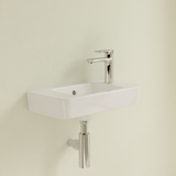 Villeroy & Boch Bathroom Sink Villeroy & Boch O.novo Hand Washbasin Compact, 500 x 250 x 145mm, White Alpin - 4342R501