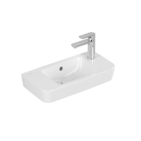 Villeroy & Boch Bathroom Sink Villeroy & Boch O.novo Hand Washbasin Compact, 500 x 250 x 145mm, White Alpin - 4342R501