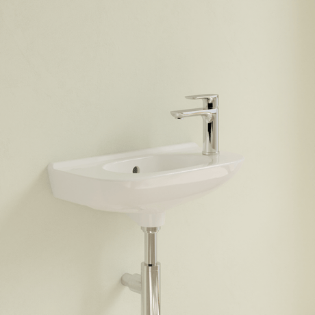 Villeroy & Boch Bathroom Sink Villeroy & Boch O.novo Hand Washbasin Compact, 500 x 250 x 175 mm, White Alpin - 53615001