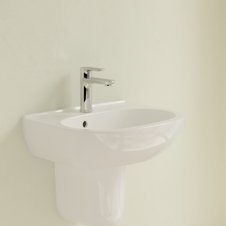 Villeroy & Boch Bathroom Sink Villeroy & Boch O.novo Hand Washbasin Compact, 500 x 400 x 180mm, White Alpin - 53605001