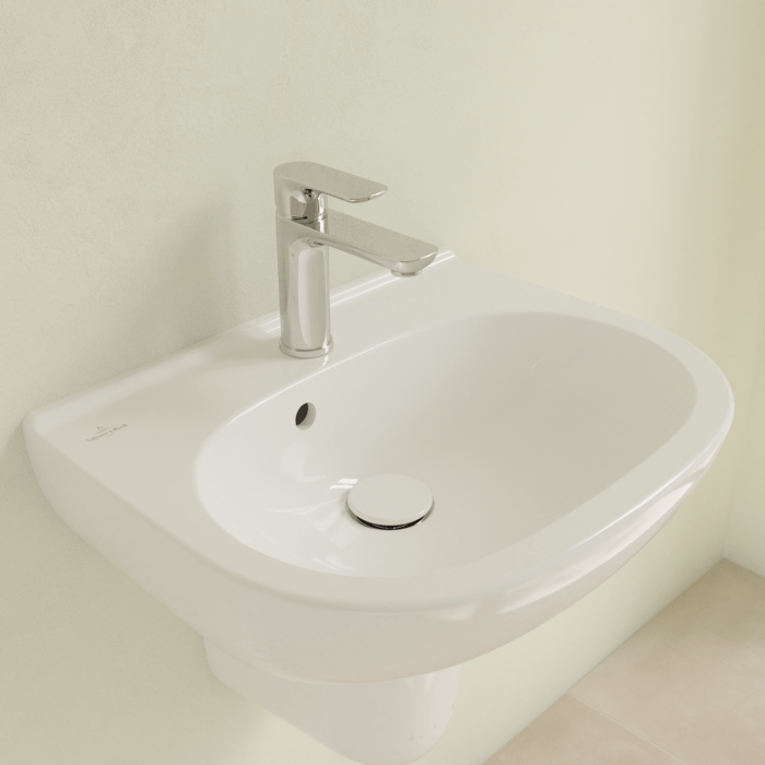 Villeroy & Boch Bathroom Sink Villeroy & Boch O.novo Hand Washbasin Compact, 500 x 400 x 180mm, White Alpin - 53605001