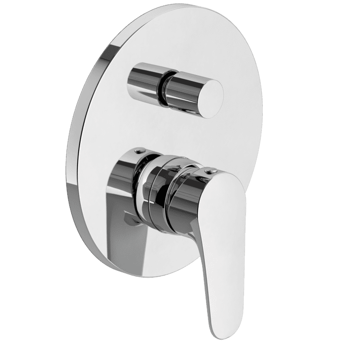 Villeroy & Boch Bathroom Faucet Villeroy & Boch O.novo Start Concealed Single-lever Bath / Shower Mixer, Chrome