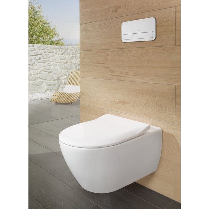 Villeroy & Boch Toilet & Urinal Villeroy & Boch Subway 2.0 Combi-Pack, Wall-mounted, with DirectFlush, White Alpin - 5614R201