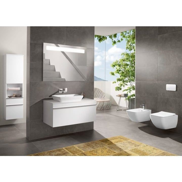 Villeroy & Boch Toilet & Urinal Villeroy & Boch Venticello Bidet, wall-mounted, 375 x 560 mm, White Alpin