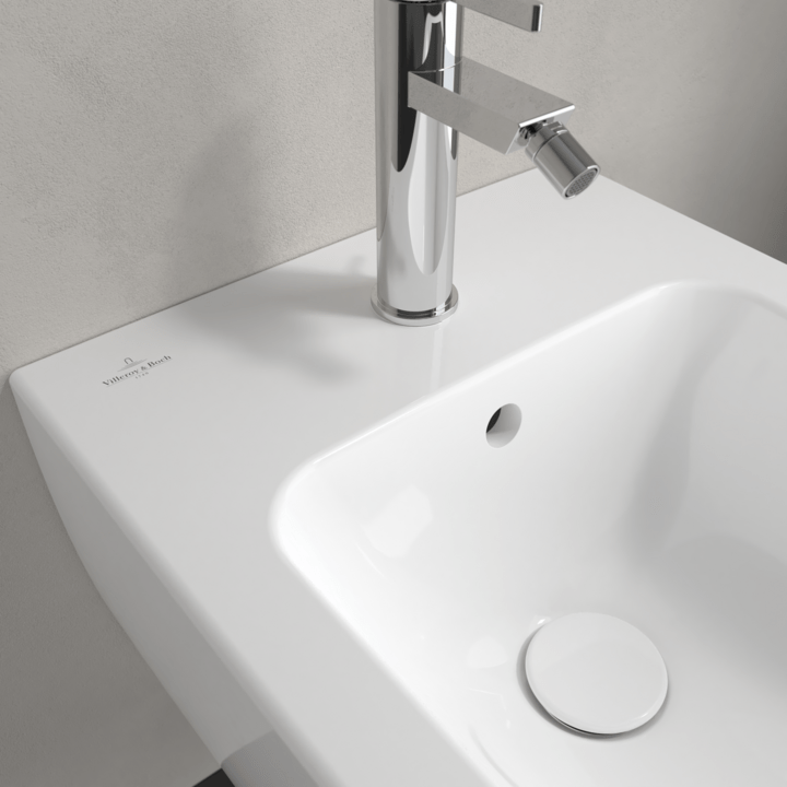 Villeroy & Boch Toilet & Urinal Villeroy & Boch Venticello Bidet, wall-mounted, 375 x 560 mm, White Alpin