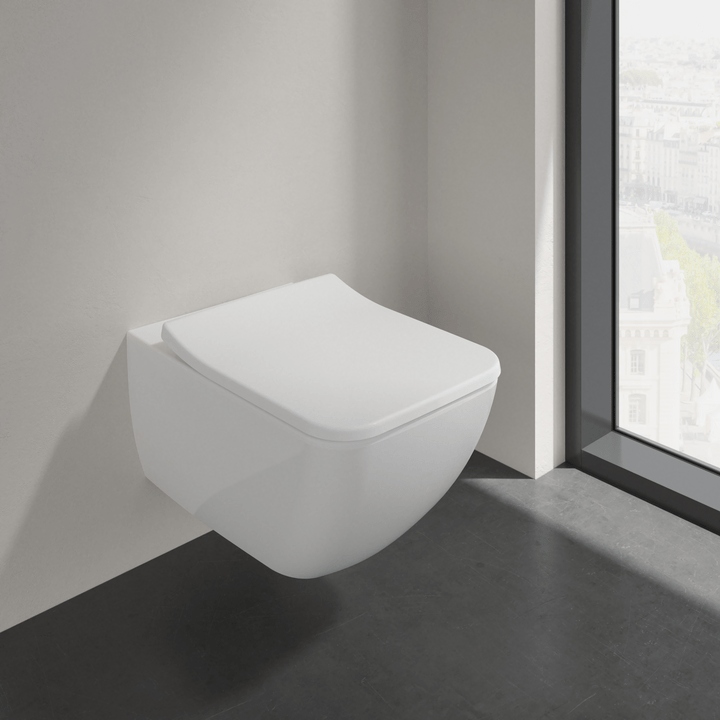 Villeroy & Boch Toilet & Urinal Villeroy & Boch Venticello Combi-Pack, Wall-mounted, with DirectFlush, White Alpin - 4611RSR1