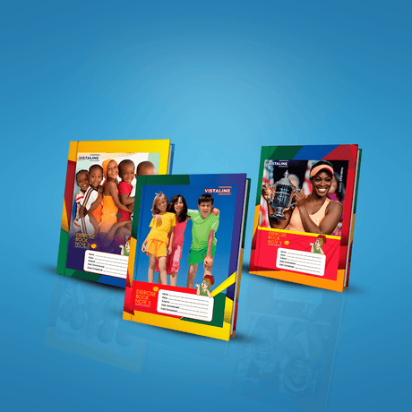 Vistaline Writing & Stationery Vistaline Flexi Note 3 Hard Cover Exercise Book - 160 Pages