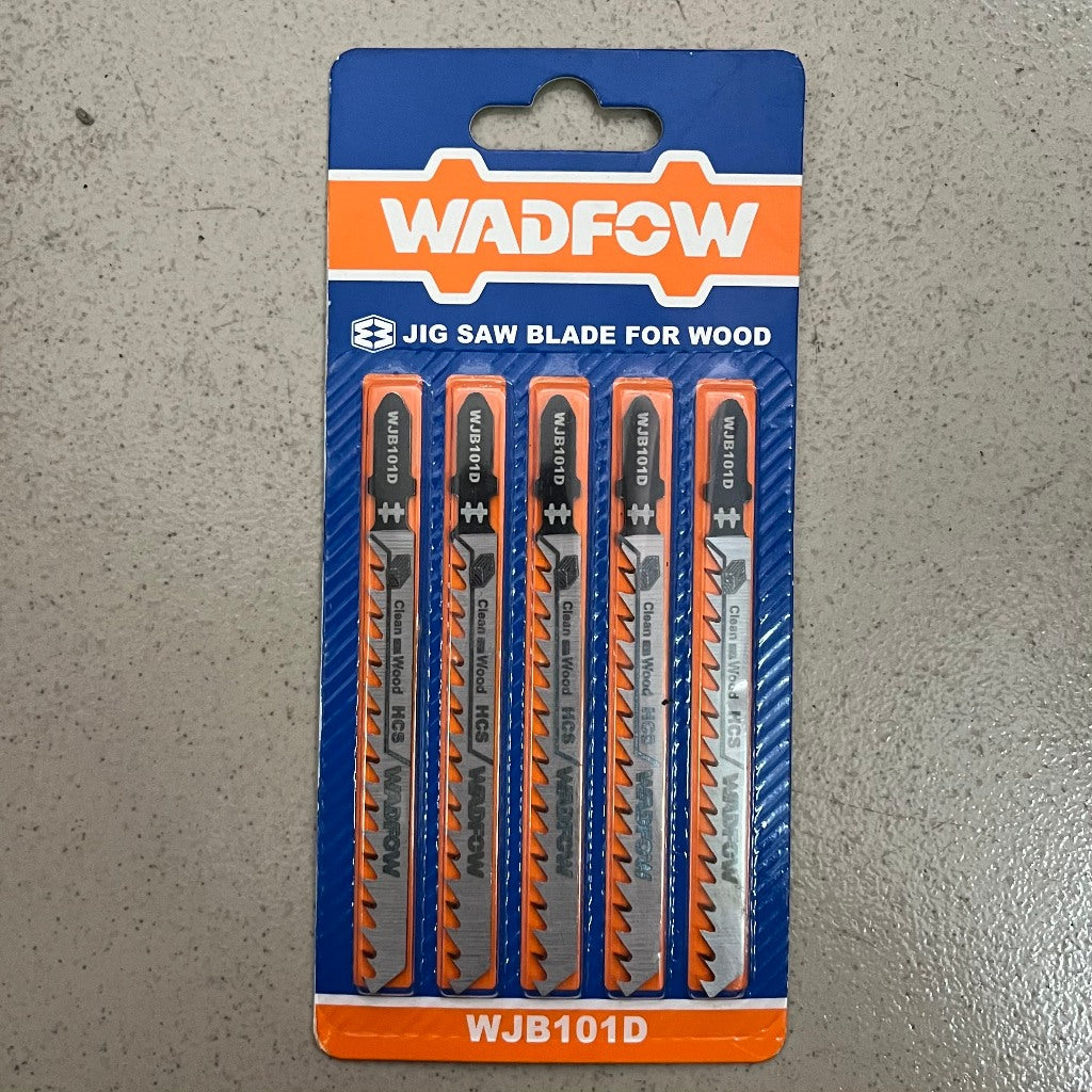 Wadfow 5 Pieces Jigsaw Blade for Wood - WJB101D