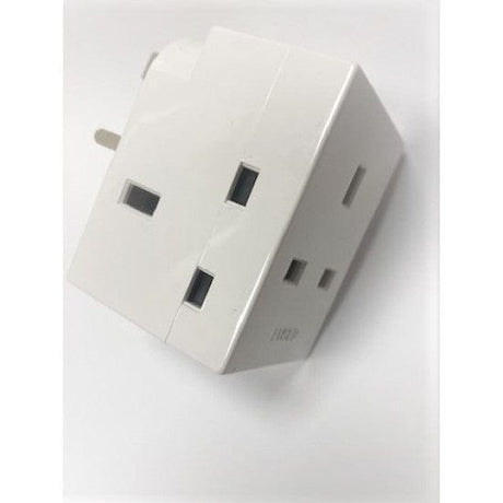 Volex Switches & Sockets Volex 13A 3-Way Multi Socket Plug Adapter