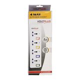 Voltplus Power Management & Protection Voltplus 4-Way Extension Socket 2M with Switches