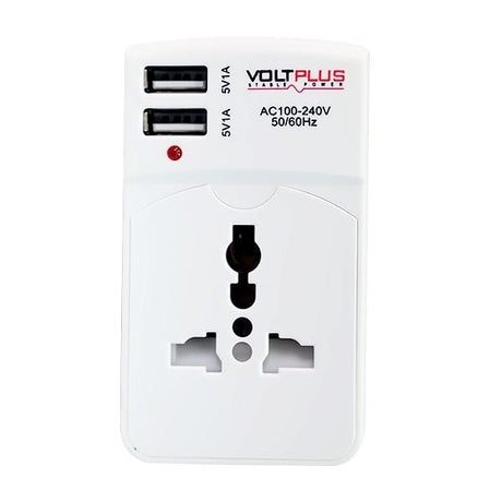 Voltplus Power Management & Protection Voltplus Multi Adapter 13A with USB Slot - VP-AD13AU