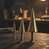 Wadfow Drill Bits Dyllu 3 Pieces Step Drill Bit Set - DTJD3401