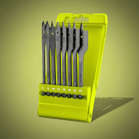 Wadfow Drill Bits Dyllu 8 Pieces Flat Wood Drill Bit - DTWF6B08