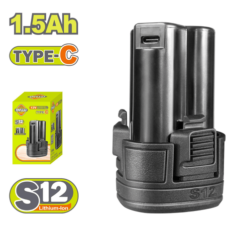 Wadfow Digital Meter Dyllu Lithium-Ion Battery 12V 1.5Ah  - DTLBS5150