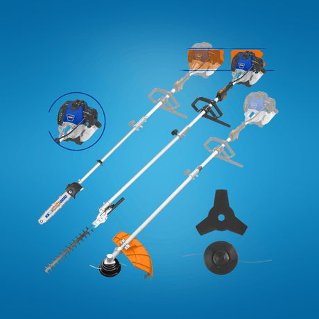 Wadfow Trimmer Wadfow  1.4kW 4-in-1 Gasoline Hedge Trimmer Multi Tool - WGM4552