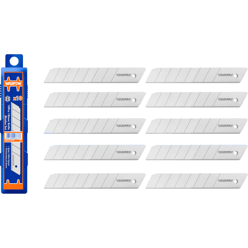 Wadfow Multi Tools & Knives Wadfow 10 Pieces Snap-Off Knife Blades Set - WMK1K09