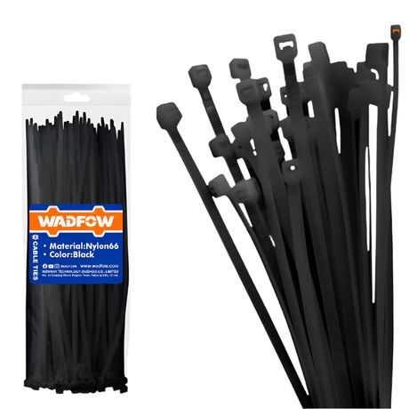 Wadfow Fasteners Wadfow 100 Pieces Cable Ties - WTEB515025