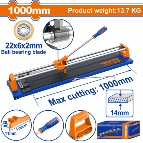 Wadfow Marble & Tile Cutter Wadfow 1000mm Tile Cutter - WTR8510