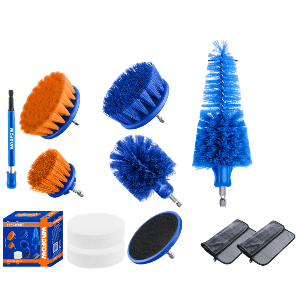 Wadfow Cleaning Equipment Accessories Wadfow 11-Piece Cleaning Brush Set -  WND5515