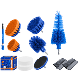 Wadfow Cleaning Equipment Accessories Wadfow 11-Piece Cleaning Brush Set -  WND5515