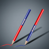 Wadfow Marking, Squares & Caliper Wadfow 12-Piece Red and Blue Carpenter Pencil Set - WMQ2512