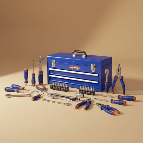 Wadfow Tool Chests & Cabinets Wadfow 120 Pieces Tools Chest Set - WHS3120