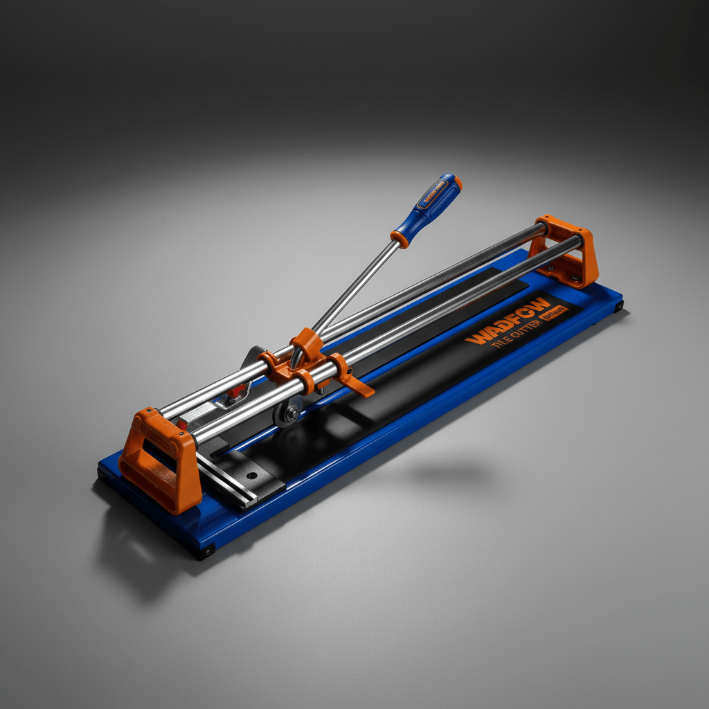Wadfow Marble & Tile Cutters Wadfow 1200mm Manual Tile Cutter with Tungsten Carbide Ball Bearing Blade - WTR8512