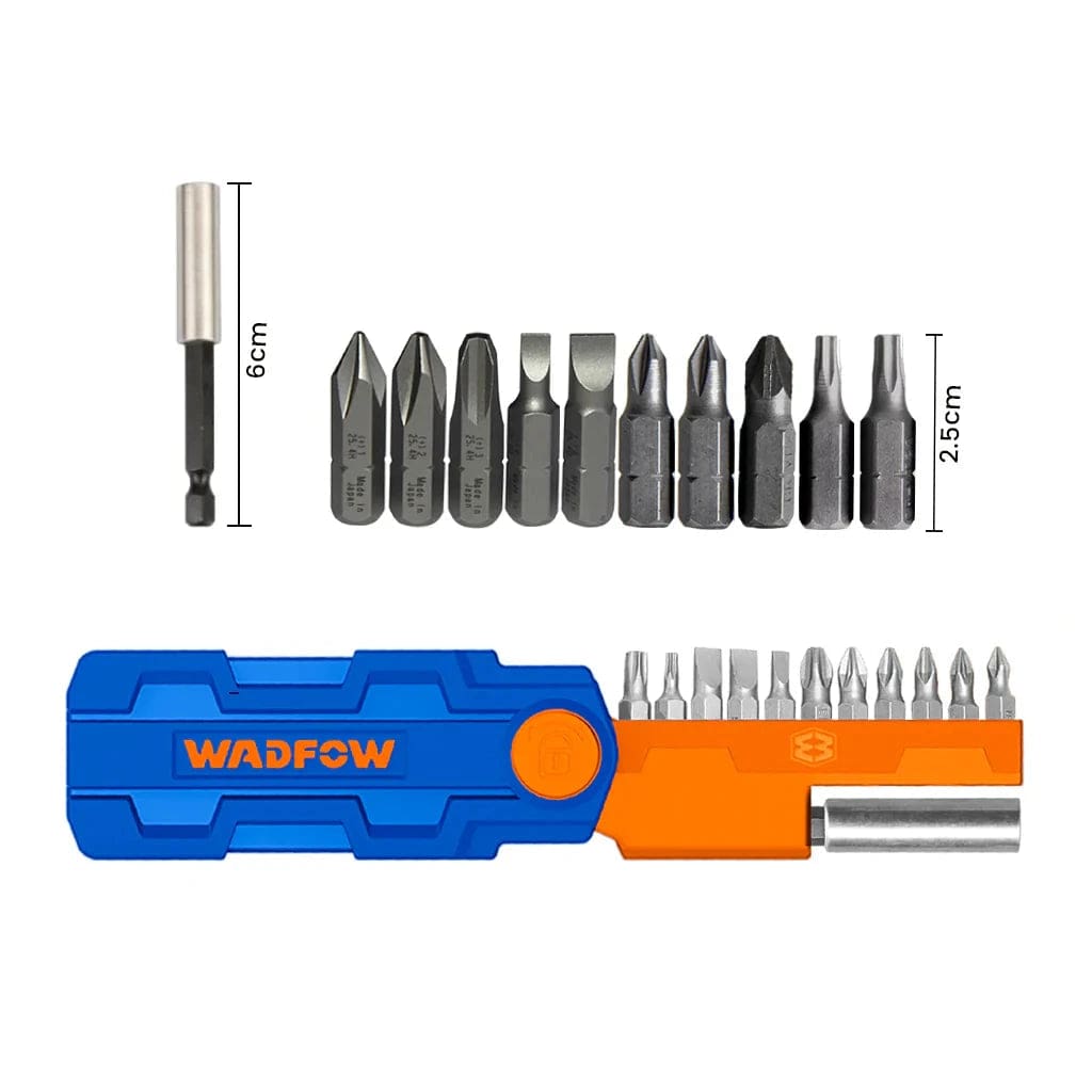 Wadfow Screwdriver Bits Wadfow 12pcs Screwdriver Bits Set - WBS2601