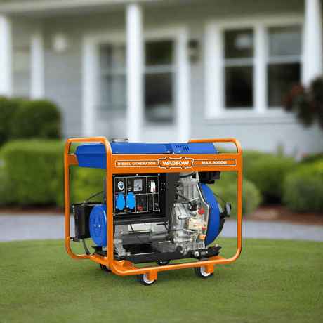 Wadfow Welding, Generator & Construction Equipment Wadfow 12V Diesel Generator 9.0HP - WDG1A50