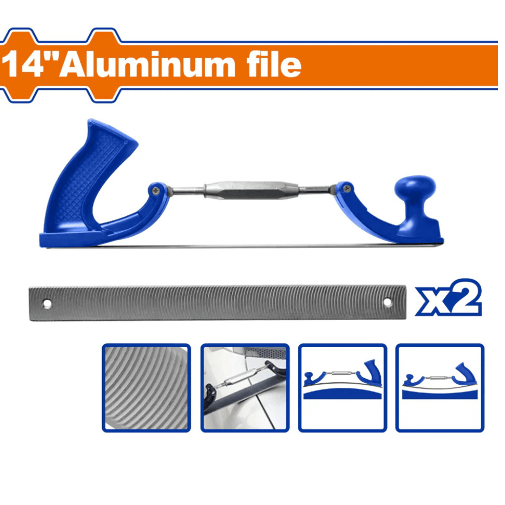 Wadfow Chisels Files Planes & Punches Wadfow 14" Aluminum File - WFE0501