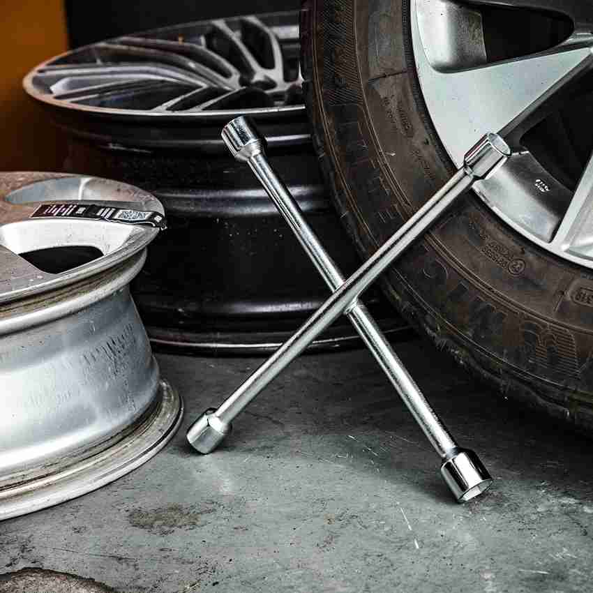Wadfow Sockets & Hex Keys Wadfow 14" Cross Rim Socket Wrench 17-19-21-23mm - WTH8314