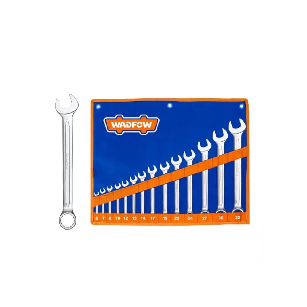 Wadfow Wrenches Wadfow 14 Pieces Combination Spanner Set 6-32mm - WSP1M14