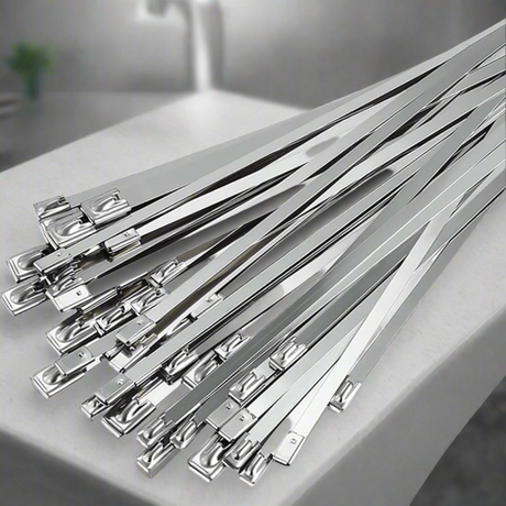 Wadfow Fasteners Wadfow 150mm Stainless Steel Cable Ties - WFZ15046