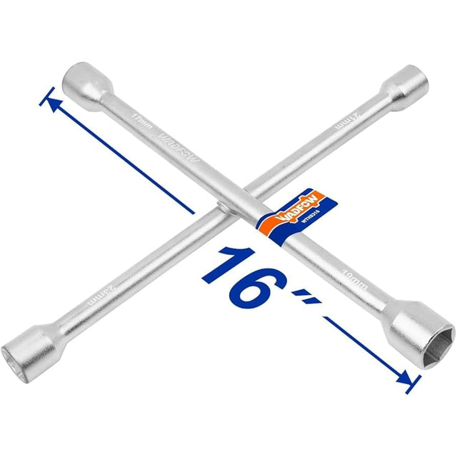 Wadfow Sockets & Hex Keys Wadfow 16" Cross Rim Socket Wrench 17-19-21-23mm - WTH8316