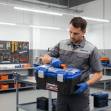 Wadfow Tool Boxes Bags & Belts Wadfow 16" Heavy-Duty Plastic Tool Box - WTB3316